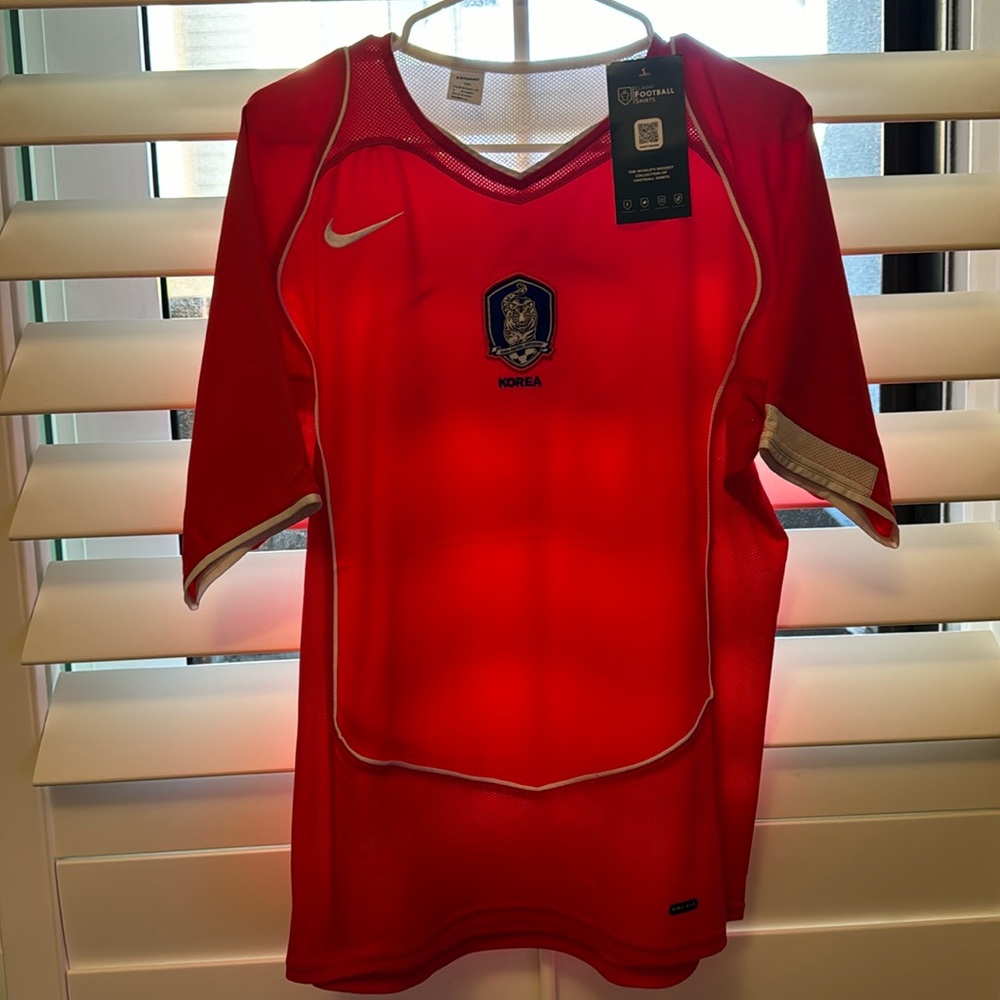 Used 2004 South Korea authentic dri fit jersey